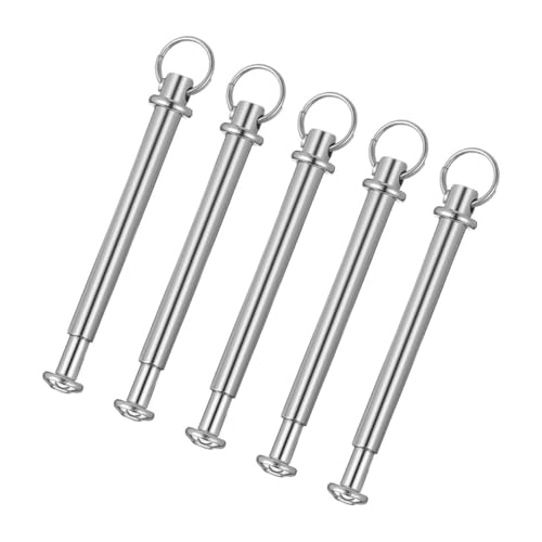 UTHCLO 5セット 折りたたみ扇子軸リベット 属製 耐久性 扇子釘 修理用アクセサリー パーツ 簡単取付け