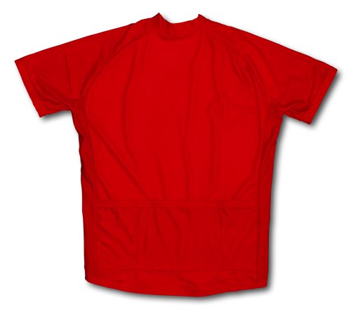 ScudoPro Red Short Sleeve Cycling Jersey for Men - Size 4XL