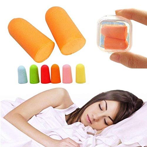 Shoppy shop 5 Pair Sleep Soundproof Earplug Soft Sponge Ear Plugs Insulation Anti Noise Snoring Sleep Aid Swimming Travel Earplugs C35 (B07M9HM2QY) Amazon Price History, Amazon Price Tracker