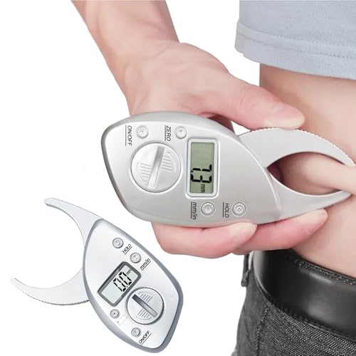 MuscleForge Pinza digital LCD para grasa corporal con...