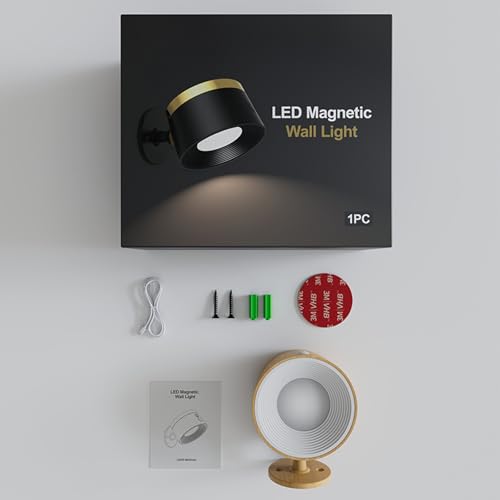 Evita tropiezos con LED apliques de pared con sensor de movimiento recargables pack de 2 6