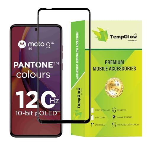 Image of Screen Protector for Motorola Moto G84 5G | G82 5G | G72 (Black) Tempered Glass Edge-to-Edge 6D Screen Guard With Installation Kit