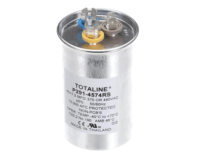 P291-4574RS - Dual Capacitor 45 + 7.5 MFD 440 VAC