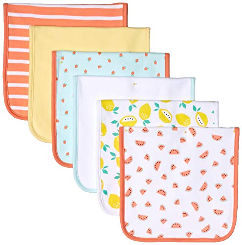 Image of Amazon Essentials Unisex Kids' Burp Cloths, Pack of 6