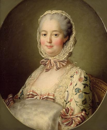 Affiche Artistique Portrait de la Marquise de Pompadour François-Hubert Drouais Salon 60x90cm
