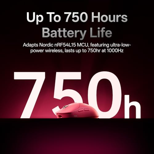 Image of Rapoo VT2 MAX Wireless Gaming Mouse, True 8K Wireless Polling Rate, 53g Lightweight, Up to 750 Hr Battery, Nordic nRF54L15 MCU, 120-Million Optical Switch, 10 Programmable Buttons, Macro Enabled