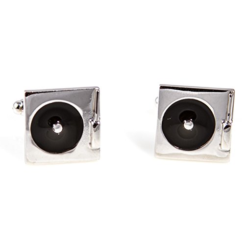 Mancuernas DJ Music Headphones Turntables Cassette Boom Box 4 pares con caja de regalo miniatura 4