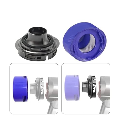 Compatible For Dyson V7 V8 Vacuum Cleaner Accessory Motor Back Cover With Rear Filter Kit