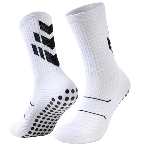 Niorasen Fußballsocken für Herren und Damen, Grip Sportsocken...