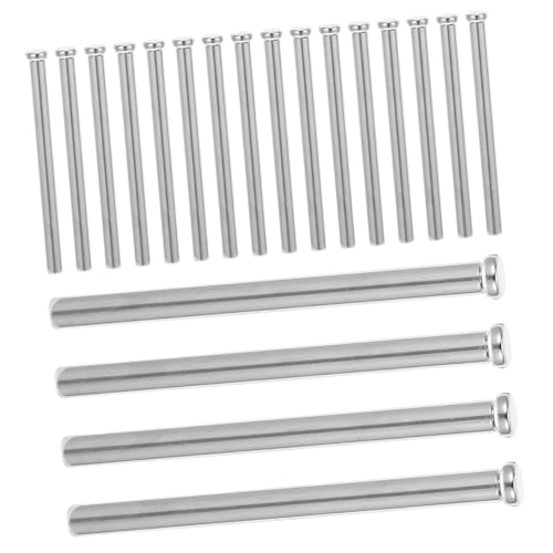 Image of Artibetter Picture Frame Wall Mount Kit 20 Sets Metal Brackets Standoff Screws Versatile Hanging Hardware for Glass Frames