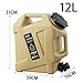 kowaku Water Carrier with Spigot for Camping, Fishing, and Survival Needs, Khaki