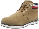 tommy hilfiger stiefelette schwarz HOCHWERTIGES MATERIAL: Die klassischen Low Boot Stiefel bestehen aus 100 Prozent Wildleder