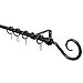 Price comparison product image Gardinia Ø 16/13 mm 130-240, Metal, Set Hook Black, 130-240 cm