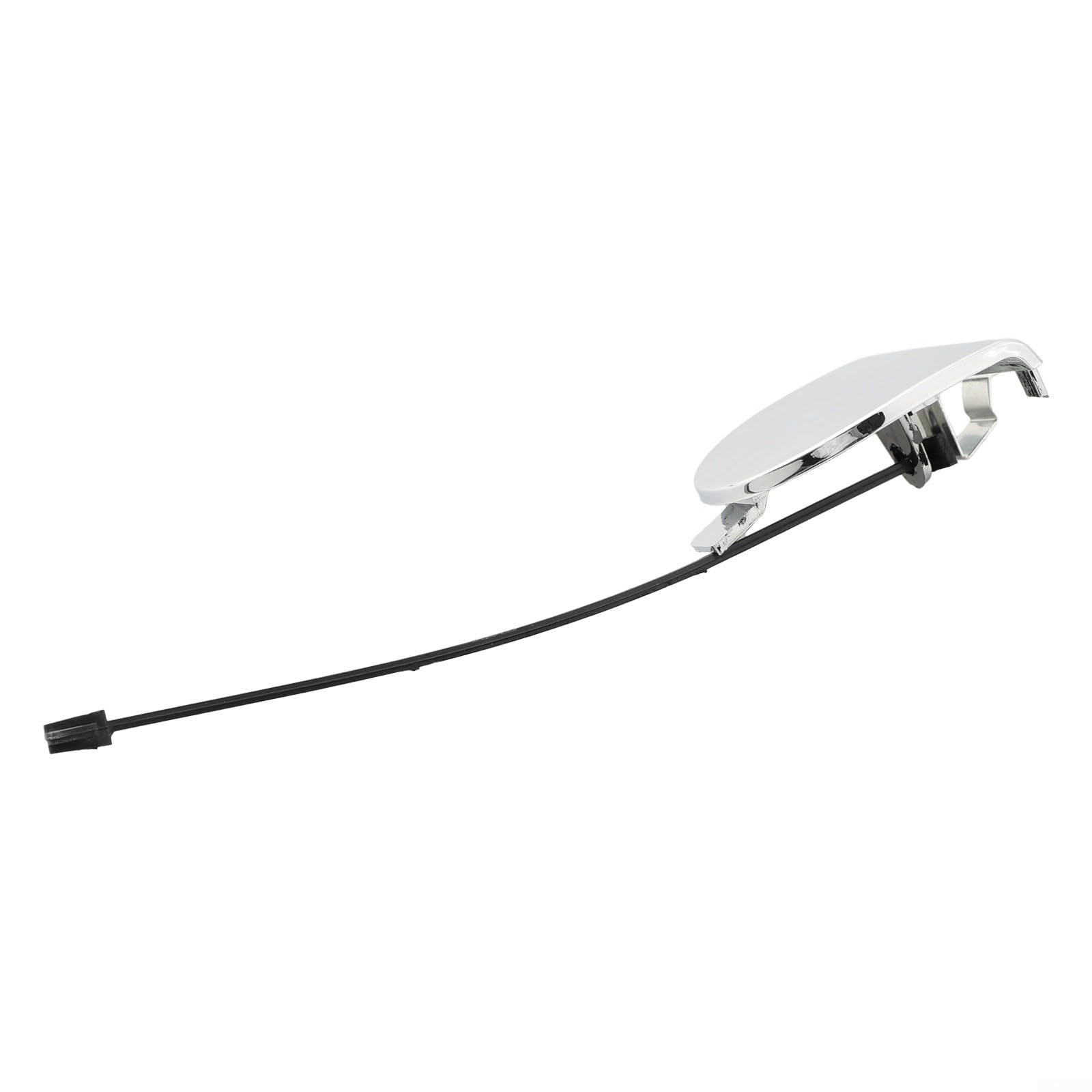Pour Fiat 500 2007–2012 pare-chocs arrière crochet de remorquage conçu pour pièce OEM 735455393 finition chromée accessoire de garniture extérieure