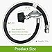 25IN for Weber Hose and Regulator Kit, for Weber Genesis/Spirit/Summit I/II Grill Regulator Replacement, Includes 200/210/300/310/330, Silver/Gold Series, for Weber Gas Grills Parts 7627 67069 69891
