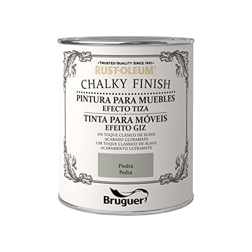 Rust-Oleum Bruguer Chalky Finish pintura para muebles Piedra 125ml