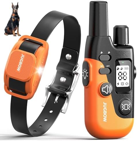 Jugbow Shock Collar for Dogs - 4200FT Dog Training Collar with Re...