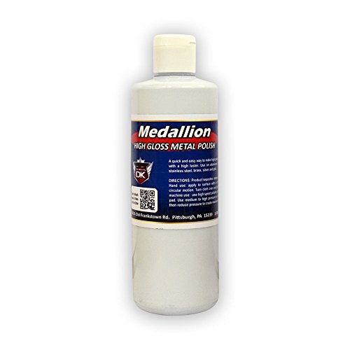 Medallion High Gloss Chrome & Metal Polish 16 Oz - Cleans, Polishes & Protects - Add a Layer of Protection