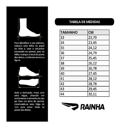 Tênis Rainha Drive III - Preto - 38