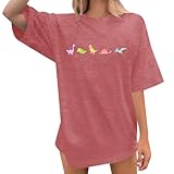 Photo Gallery maglietta da donna dinosauro cut insegnante maglietta dinosauro grafica estate manica corta sciolto t donna top, colore: rosa., xxl Photo Gallery maglietta da donna dinosauro cut insegnante maglietta dinosauro grafica estate manica corta sciolto t donna top, colore: rosa., xxl