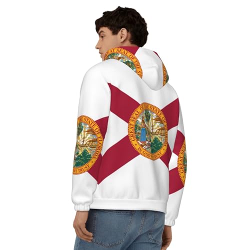 Sweat à capuche zippé homme Floride coupe ample pour un confort absolu - 5