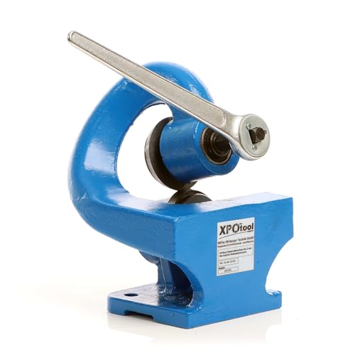 XPOtool Cisaille à tôle à molette Épaisseur de 2 mm Cisaille manuelle à levier Découpe droite et arrondie