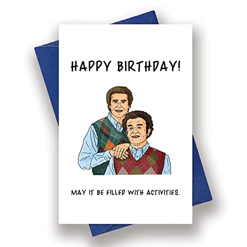 Longkado Step Bros Birthday Card, Funny Birthday Card, Comedy Bday Greeting Card, Best Friends...