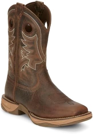 Tony Lama Mens Rasp 11 Inch Electrical Hazard Square Toe Work Safety Shoes Casual - Brown - Size 11.5 D | Image 1