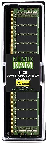 Supermicro mem-dr464l-hl01-lr24 64 GB (1 x 64gb) ddr4 2400ipc4 19200 ) ECC[hReduced LRDIMMRam