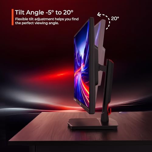 Image of OTEK NanoStrike 27F10C 27 Inch FHD Gaming Monitor, 180Hz, 1ms MPRT, HDR10, 99% sRGB, Frameless, HDMI 2.0, DP 1.4, Anti-Glare Display for PC, Laptop & Console