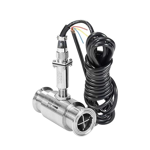 Medidor de flujo DN32 en acero inoxidable forjado con transmisión de señal analógica de 4-20mA 4
