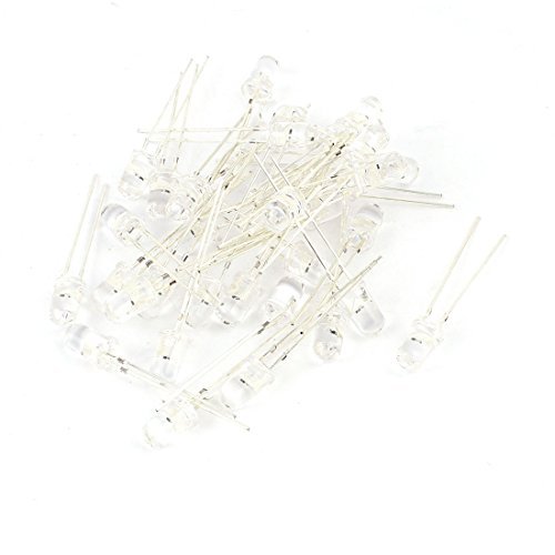 35CS 5MM 2 Pins LED Lamp Bead Emitter Diode Flashing Red Light Bulb