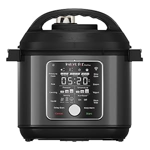 Instant Pot Pro Plus Multi-Cooker, Pressure Cooker, Slow Cooker, Rice Cooker, Steamer, Sauté, Steriliser, Yogurt Maker, Sous Vide, Canner, Wifi Controlled/Programmable – 5.7 Litre