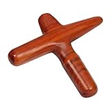 Asiatisches Massagekreuz aus Holz einteilige Massagehilfe, Massagegerät, Faszien by Sport-Tec