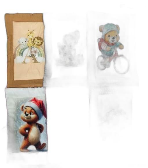 Soft Cotton Baby Goddi for 0?3 Year Kids | Comfortable & Skin-Friendly Newborn Sleeping Mat | Cute Printed Baby Bedding (Pack of 6)|PRA-P1444-image-21
