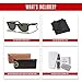 Ray-Ban RB2140 WAYFARER 901/58 54M Black/Crystal Lens Green Polarized Square Sunglasses For Men For Women (XX-LARGE) + BUNDLE with ACCESSORY EYEWEAR KIT