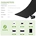 Grounding Pads, Anti-Slip PU Leather, Grounding Mat Improves Sleep, relieves Stress, with Static grounding Cord and Test Pen (Black, Twin (39 * 27.5 inch))