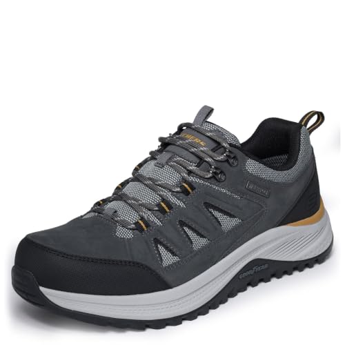 Skechers Men's Stannis - Ethan Trail, Char, 9.5 Medium Charcoal by Skechers - Used condition - Image 4