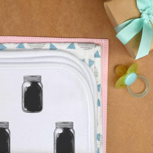 Azeeda 'Glass Jar with a Screw On Lid' Baby Burp/Wash Cloth (BC00031836)3