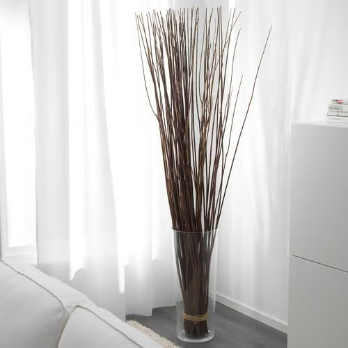 Dried Natural Brown Decorative Bouquet, Vase Filler, Rustic Farmhouse Home Décor for Living Room, Entryway, Bedroom, Wedding or Office, 61 Inch Tall