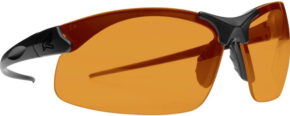 Edge Tactical Eyewear Sse610 Sharp Edge Matte Black with Tiger's Eye Lens