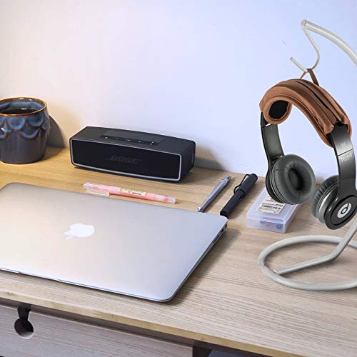 Cubre almohadilla universal para diadema, compatible con auriculares ATH M50X, QC 35i/35ii, QC25, Solo 2/Solo 3, Studio 2/3 (Marrón) miniatura 7