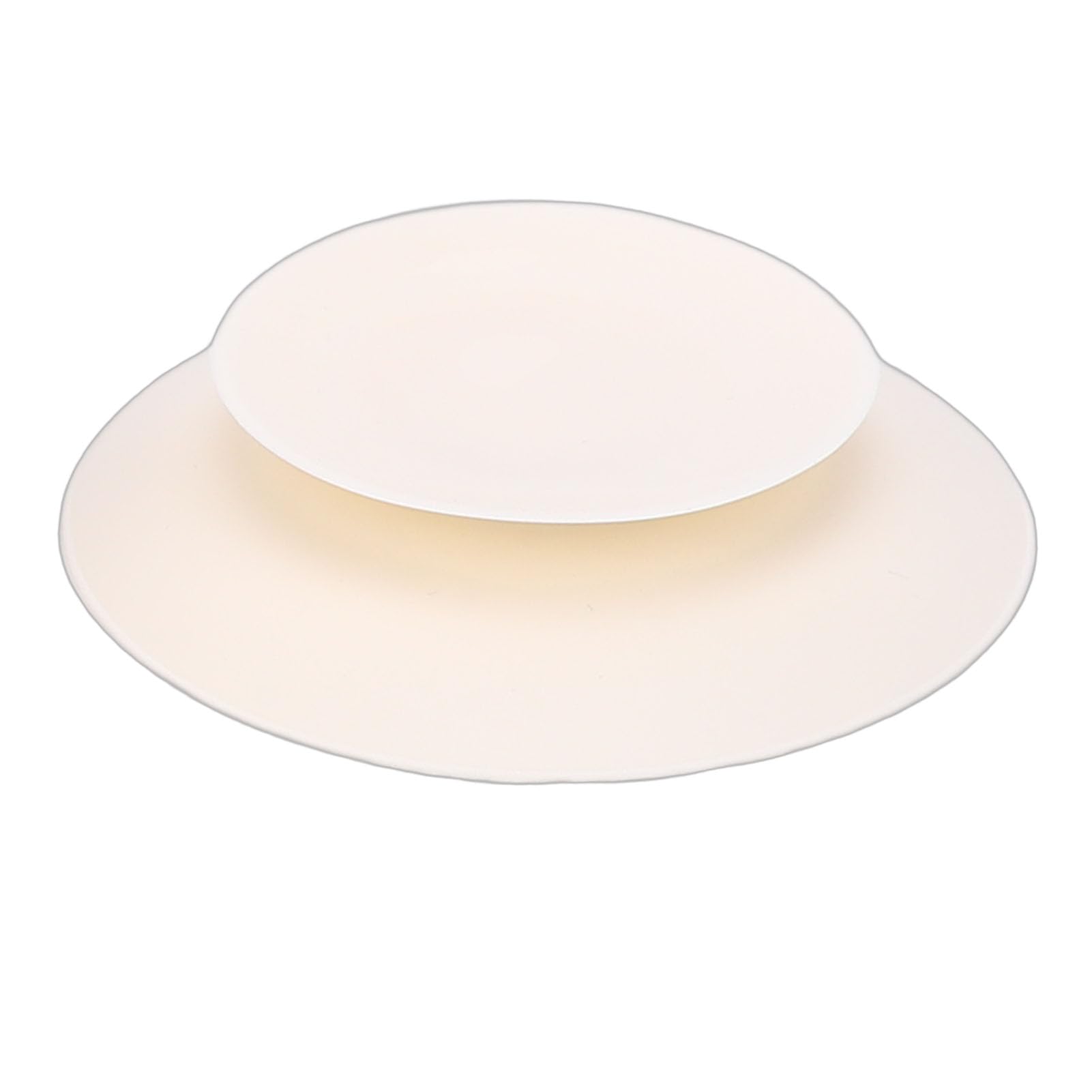 GLOGLOW Ciotola Scaldavivande Elettrica Senza Fili, Acciaio Inossidabile 304, Design Autoriscaldante da 470 Ml per Neonati e Bambini Piccoli (Color crema)