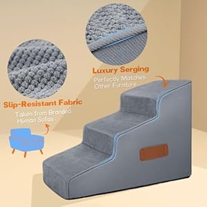   Supet-Dog-Stairs-for-Small-Medium-Large-Dogs-to-Get-on-High-Bed-Durable-Dog-Ramp-for-Bed-Couch-Car-Tall-Pet-Stairs-Steps-for-Dogs