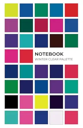Notebook winter clear color palette: Ideal for a special person w...