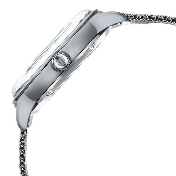 Image of Titan Automatic Color Upgrade Silver Dial Grey Leather Strap Watch for Men 90110QM02