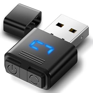 EAXBUX Undetectable Mouse Mover,USB Mouse Jiggler Mover Device with LED Screen,3-Modes Available,for Working from Home,Gaming,Mouse Shaker Wiggler Keeps PC/Laptop Active to Improve Office Efficiency
