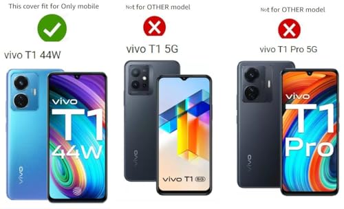 Image of Fastship Flexible Rubber Back Cover Compatible Model for Vivo V2153 / T1 44W - Transparent