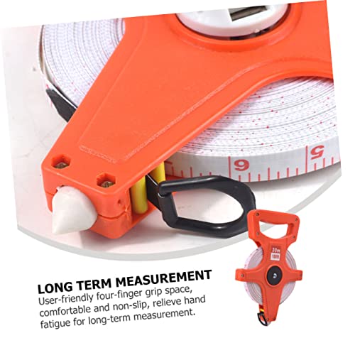 Cinta métrica retractil de 30m con carcasa naranja miniatura 4
