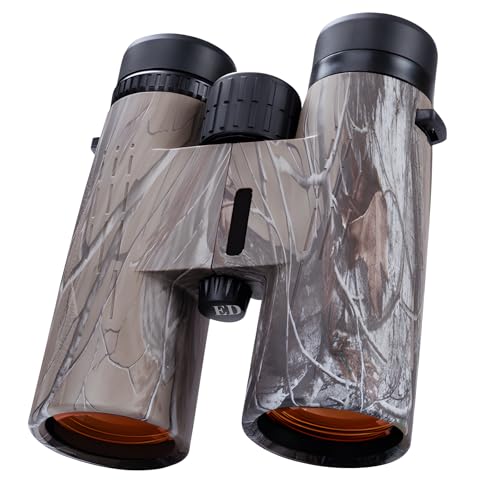 Binoculares 10x42 HD para adultos compacto camuflaje miniatura 1